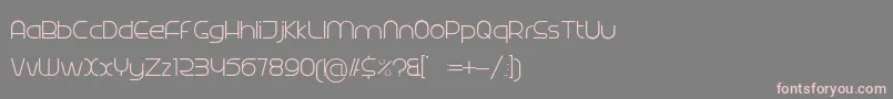 Radina Font – Pink Fonts on Gray Background