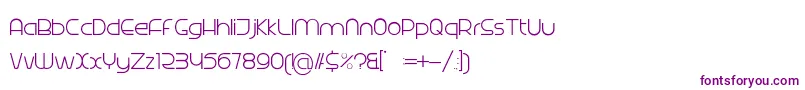 Radina Font – Purple Fonts on White Background