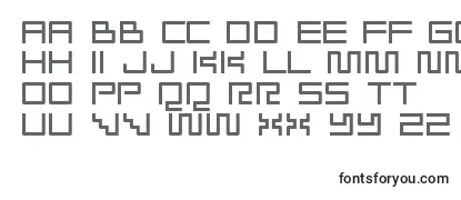 Review of the RADIOAKTIVITET Font