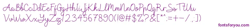 Raffline Font – Purple Fonts