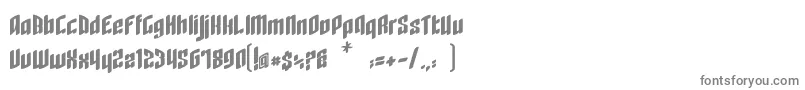 RageQuit bold easternblock V1 2-Schriftart – Graue Schriften