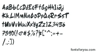 Ragsy clean font – drawn Fonts