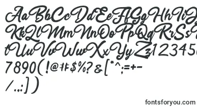Rahayu Script font – Old School Fonts
