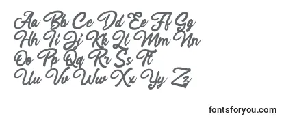 Czcionka Rahayu Script