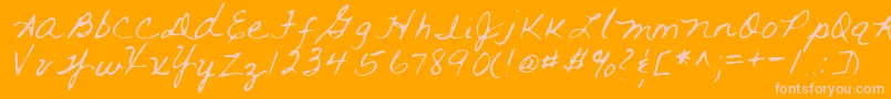 Lisätietoja RAI     -fontista RAI     -fontti – vaaleanpunaiset fontit oranssilla taustalla
