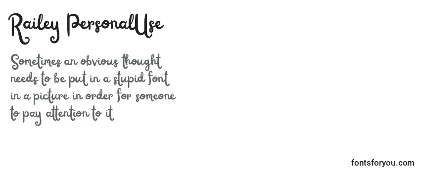 Railey PersonalUse Font