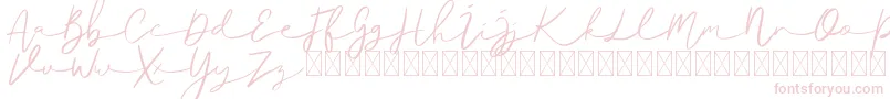 Ralisto-Schriftart – Rosa Schriften