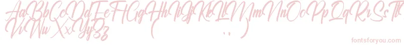 Ralliankara Personal Use Only Font – Pink Fonts on White Background