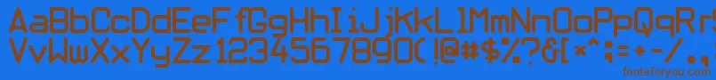 Подробнее о шрифте Obliviousfont Шрифт Obliviousfont – коричневые шрифты на синем фоне