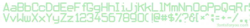 フォントObliviousfont – 緑のフォント