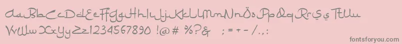 Ramadhan Karim Font – Gray Fonts on Pink Background