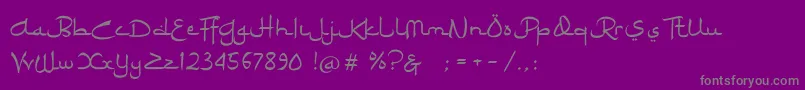 Więcej informacji o czcionce Ramadhan Karim Czcionka Ramadhan Karim – szare czcionki na fioletowym tle