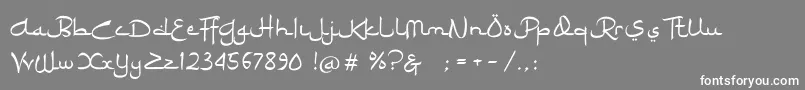 Ramadhan Karim Font – White Fonts on Gray Background