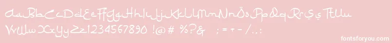 Ramadhan Karim Font – White Fonts on Pink Background