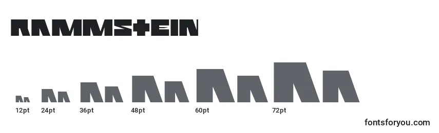 Rammstein (138139) Font Sizes