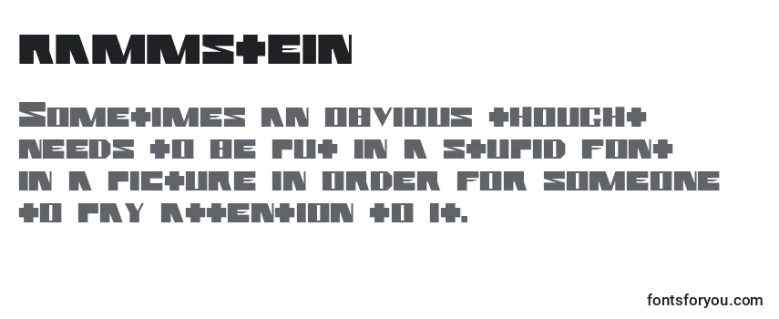 Rammstein (138139) Font