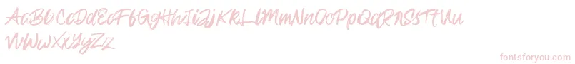 Rampage Kid Font – Pink Fonts on White Background
