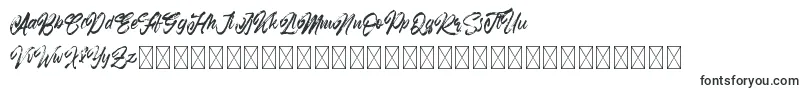 フォントRamphobias – 筆で書かれたフォント