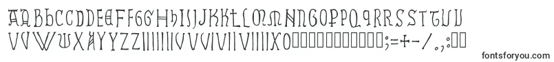 Шрифт Ramundus – готические шрифты