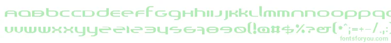 Шрифт Randi – зелёные шрифты на белом фоне