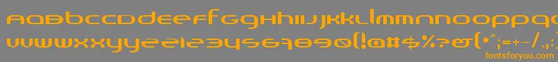 Шрифт Randi – оранжевые шрифты на сером фоне