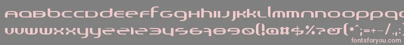 フォントRandi – 灰色の背景にピンクのフォント