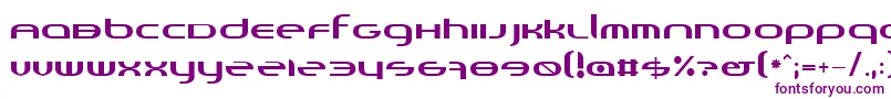 Randi-fontti – violetit fontit valkoisella taustalla