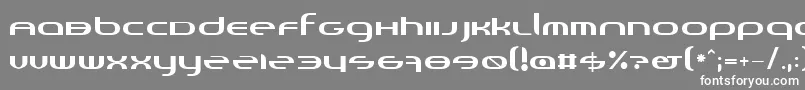 フォントRandi – 灰色の背景に白い文字