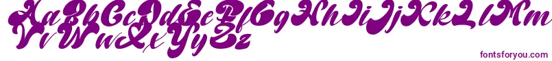 Шрифт Random But Perfect Italic DAFONT – фиолетовые шрифты