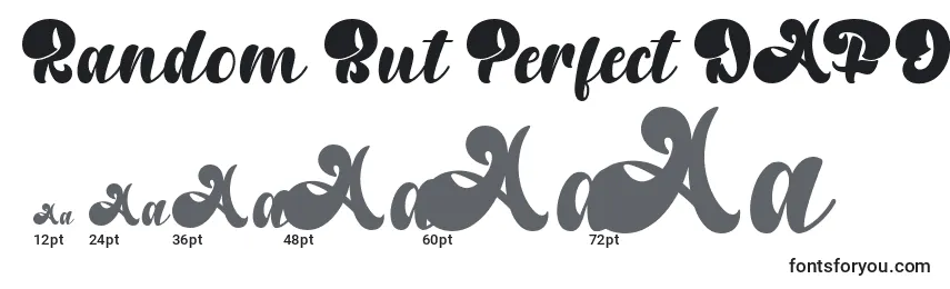 Random But Perfect DAFONT Font Sizes
