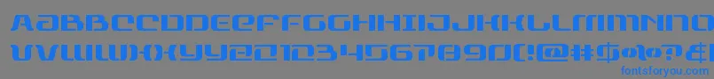 rangepaladin Font – Blue Fonts on Gray Background