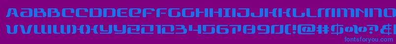 Weitere Informationen zur rangepaladin-Schriftart rangepaladin-Schriftart – Blaue Schriften auf violettem Hintergrund