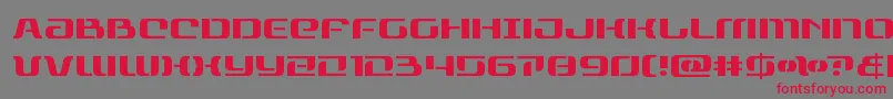 rangepaladin Font – Red Fonts on Gray Background