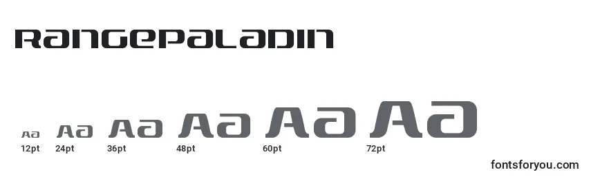 Rangepaladin Font Sizes