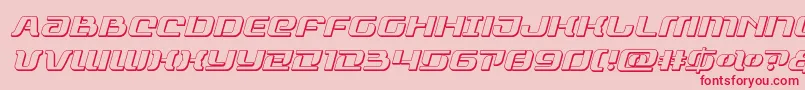 rangepaladin3dital Font – Red Fonts on Pink Background