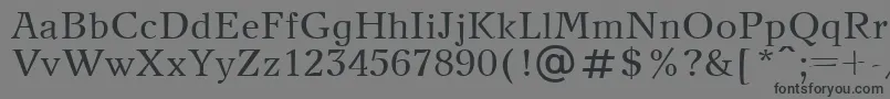 Newjournalctt Font – Black Fonts on Gray Background