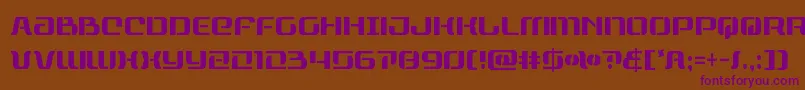 Шрифт rangepaladincond – фиолетовые шрифты на коричневом фоне