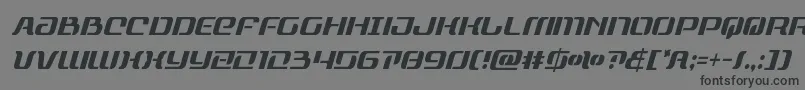 Шрифт rangepaladincondital – чёрные шрифты на сером фоне