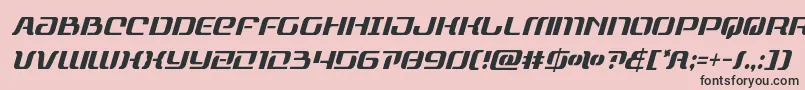 rangepaladincondital Font – Black Fonts on Pink Background