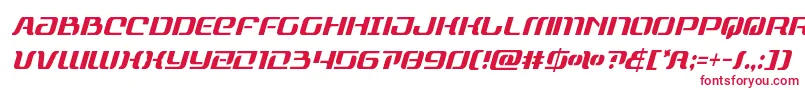 Шрифт rangepaladincondital – красные шрифты