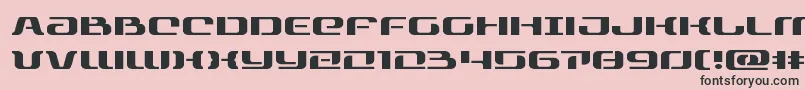 rangepaladinexpand Font – Black Fonts on Pink Background