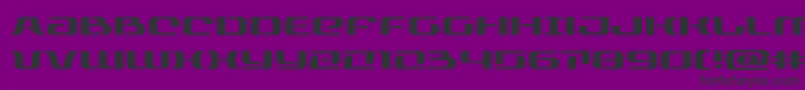 rangepaladinexpand Font – Black Fonts on Purple Background