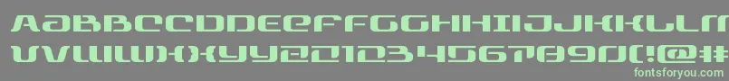 rangepaladinexpand Font – Green Fonts on Gray Background