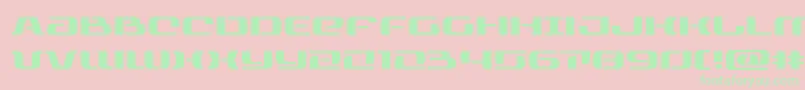 rangepaladinexpand Font – Green Fonts on Pink Background