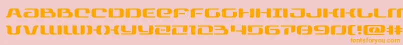 rangepaladinexpand Font – Orange Fonts on Pink Background
