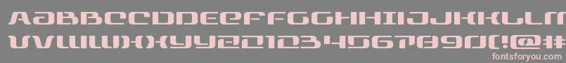 rangepaladinexpand Font – Pink Fonts on Gray Background