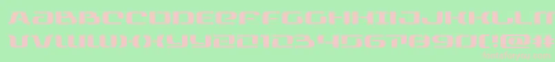 rangepaladinexpand Font – Pink Fonts on Green Background