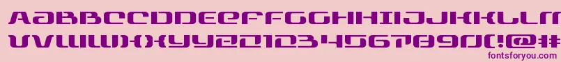 rangepaladinexpand Font – Purple Fonts on Pink Background