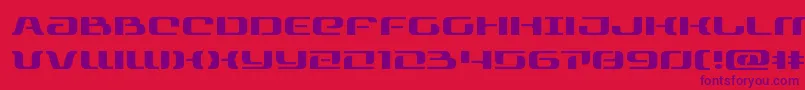 rangepaladinexpand Font – Purple Fonts on Red Background