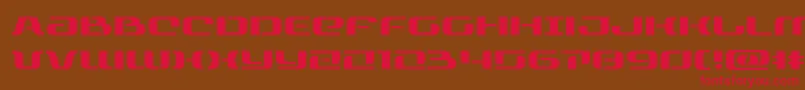 rangepaladinexpand Font – Red Fonts on Brown Background